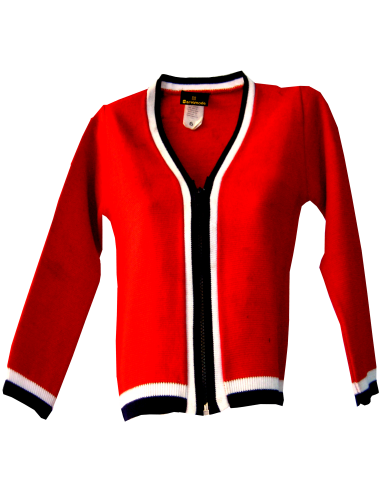 Swater tipo chamarra con cierre